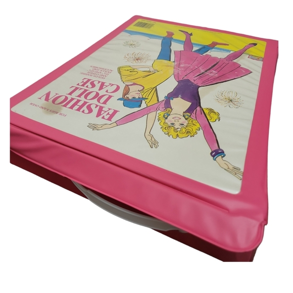 FASHION DOLL CASE TARA TOY CORP. HOLDS BARBIE & OTHER DOLLS MADE & PRINTED USA - Picture 8 of 11